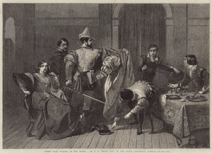 Escena de La fierecilla domada de Charles Robert Leslie